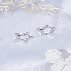 2 шт. серьги-кольца из нержавеющей стали 304&nbsp;EJEW-LP0004-60P