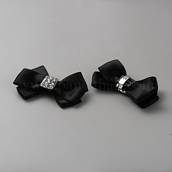 Съемное украшение для обуви из полиэстера с бантом AJEW-WH20005-05