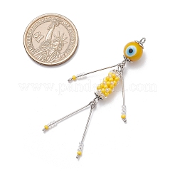 Подвески в виде человека из стеклянных бус&nbsp;PALLOY-MZ00997-02