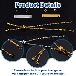 Kits para hacer pulseras de eslabones rectangulares&nbsp;DIY-HS0001-79