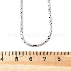 Ожерелья из нержавеющей стали 304&nbsp;NJEW-E080-18P