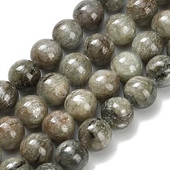 Бусы из натурального зеленого кианита&nbsp;G-H335-B05-8mm