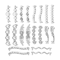 20 Stück Schuhschnallenclips aus Legierung&nbsp;FIND-PH0024-68P