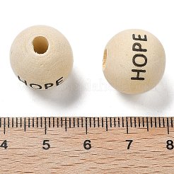 Europäische perlen aus schima holz&nbsp;WOOD-G023-02C
