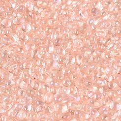 Perles en verre electroplate transparent &nbsp;EGLA-Q138-01L