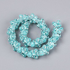 Perle di vetro trasparente&nbsp;GLAA-T025-20B