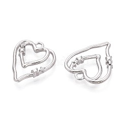 Colgante micropavé cubic zirconia de latón&nbsp;KK-T073-35P