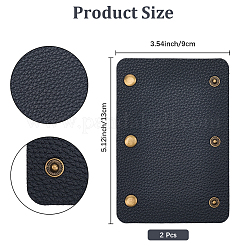 2 шт. чехлы на ручки багажа из искусственной кожи&nbsp;PURS-GL0001-06A