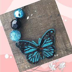 30шт прозрачные акриловые подвески&nbsp;OACR-SC0002-30B