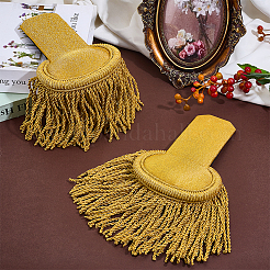 Ткань с железными эполетами аксессуары костюма&nbsp;DIY-WH0700-52A