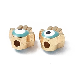 Бусины из сплава эмали от сглаза ENAM-G214-04G