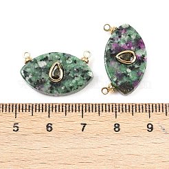 Подвески из натуральных смешанных драгоценных камней в форме конского глаза KK-B157-36G