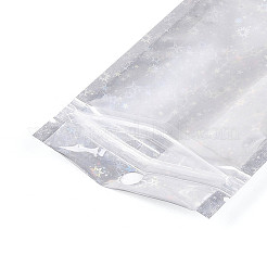 Блестящая голографическая звезда пластиковая упаковка инь-ян пакеты с застежкой-молнией OPP-N002-02H