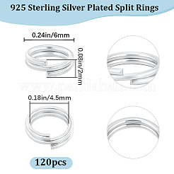 120 шт. латунные разрезные кольца&nbsp;KK-BBC0023-11B