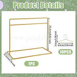 Железные вешалки для кукольной одежды и стеллаж для хранения кукольной одежды DIY-FH0004-43