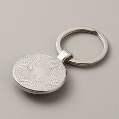 Tageszeit-Edelstein-Schlüsselanhänger des Lehrers&nbsp;KEYC-WH0029-51C-P