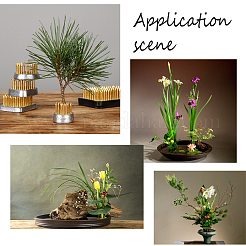 Японская икебана кензан цветочная лягушка AJEW-PH0016-67