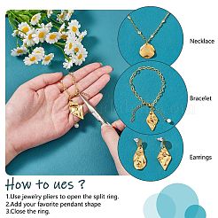 30 шт. 6-х стильный кулон из нержавеющей стали 304 STAS-SZ0002-70G