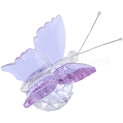 1шт стеклянные хрустальные бабочки для украшения витрины&nbsp;LAMP-CN0001-01A