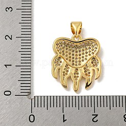 Латунные микро проложить кубического циркония подвески&nbsp;KK-N254-126G