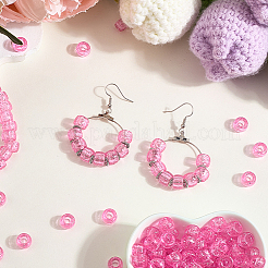 500 шт. прозрачные пластиковые бусины KY-SP0001-54D