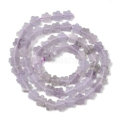Натуральный лепидолит / пурпурный слюдяный камень бисер пряди G-B138-C18-01