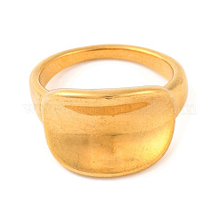 Ионное покрытие (ip) овальные кольца из нержавеющей стали 304 для женщин&nbsp;RJEW-S414-54B-G