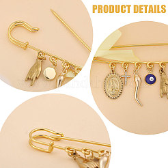 2 шт. броши-подвески из сплава JEWB-CA00010