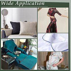 Отделка окантовки из полиэстера длиной 9 м. OCOR-WH0090-024C