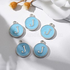 Подвески из сплава с платиновым покрытием и эмалью&nbsp;X-ENAM-S118-04J-P