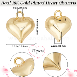 Латунные подвески с покрытием 10шт&nbsp;KK-BBC0011-20