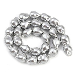 Гальванические стеклянные бусины&nbsp;GLAA-H039-06C