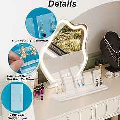 Прозрачные акриловые стойки для серег AJEW-WH0304-96