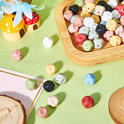 60 шт. 10-цветные кубические бусины из пищевого экологически чистого силикона SIL-TA0001-54A