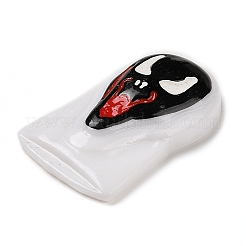 Geistermaske Halloween undurchsichtiges Harz Decoden Cabochons&nbsp;RESI-R446-02B