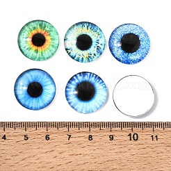 Cabujones de vidrio transparente impresos&nbsp;GL-CBAA22A-16