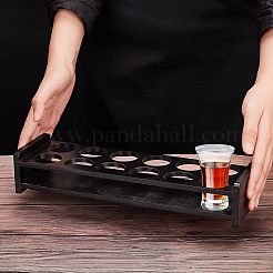 Бамбуковые многоцелевые выставочные витрины с 12 отверстием AJEW-WH0317-58B