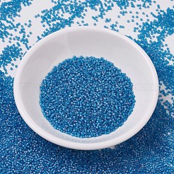 MIYUKIデリカビーズ  シリンダー  日本製シードビーズ  11/0  （db0862)マット透明カプリブルーab  1.3x1.6mm  穴：0.8mm  約2000PCS /ボトル  10 G /ボトル&nbsp;SEED-JP0008-DB0862
