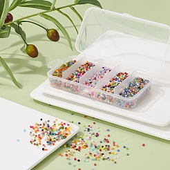 6300шт 5 стиля стеклянный бисер SEED-YW0001-18