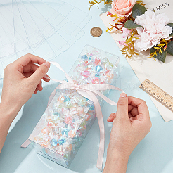 Прозрачная пластиковая ПВХ коробка подарочная упаковка CON-WH0099-31B