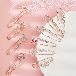 Брошь из сплава со стразами JEWB-PH0001-14