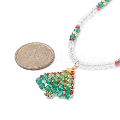 Colliers de perles en verre&nbsp;NJEW-JN04296