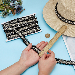 6 ярд хлопковой кружевной ленты&nbsp;DIY-WH0632-71A