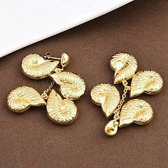 Серьги-гвоздики из нержавеющей стали 304&nbsp;EJEW-P325-05G-G