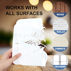 6 pz 6 stili pet scava fuori disegno pittura stencil&nbsp;DIY-WH0411-563