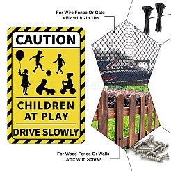 Уф-защищенный и водонепроницаемый алюминиевый предупреждающие знаки AJEW-WH0111-D-10