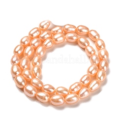 Нити из натурального культивированного пресноводного жемчуга PEAR-E016-194A