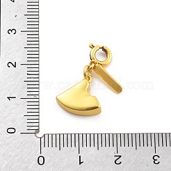 Латунная эмалевая подвеска с фруктами&nbsp;LS-HJEW-P020-01A-G