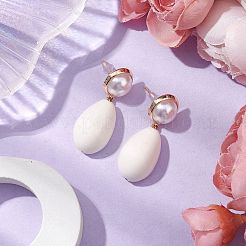 Акриловая серьга-гвоздик EJEW-JE05937