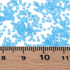 15/0 rocailles en verre tchèque transparent&nbsp;SEED-N004-004-04